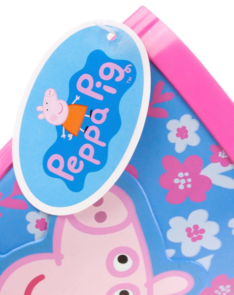 Peppa Pig Girls Blue Floral Rain Boots with Handles | Waterproof Outdoor Footwear for Kids | Easy Carrying Character Boots | Peppa Merch for Outdoor Play & Rainy Weather - Image 5